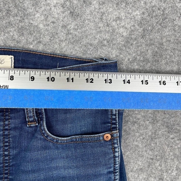 Madewell Jeans Women's 26 High Rise Skinny in Tarren Wash Blue Stretch - Picture 3 of 10